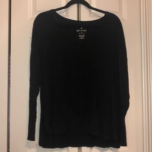American Eagle soft and sexy black long sleeve tee